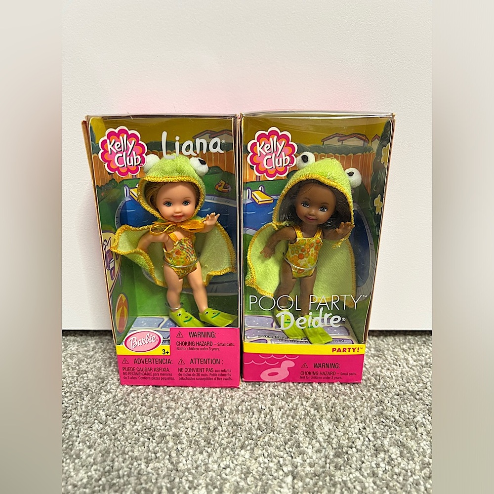 Barbie Kelly Club Pool Party Liana & Deidre dolls